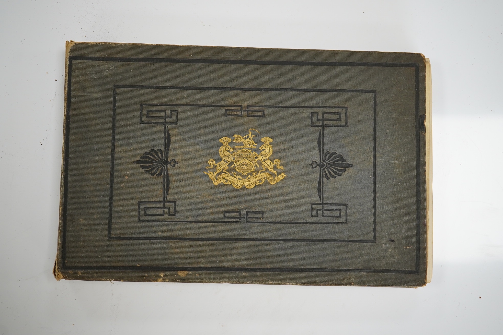 Cooper, J.C. - Selection of Drawings of Carriages Exhibited from Various Countries at the Universal Exhibition, Paris, 1878 ... 55 (ex.56) tinted plates; original gilt and blind decorated cloth, obl. 8vo. printed and pub